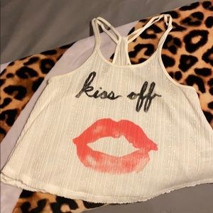 Kiss Off crop Top